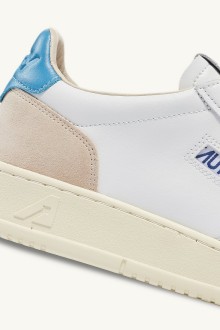 Medalist Low Leather / Suede Blanc / Niagara Autry