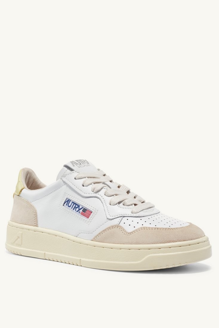 Basket Medalist Low Leather / Suede White / Lemgra Autry