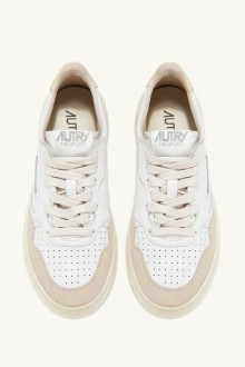 Basket Medalist Low Leather / Suede White / Lemgra Autry