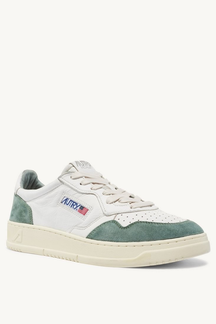 Basket Medalist Low Goat / Suede White / Mil Autry