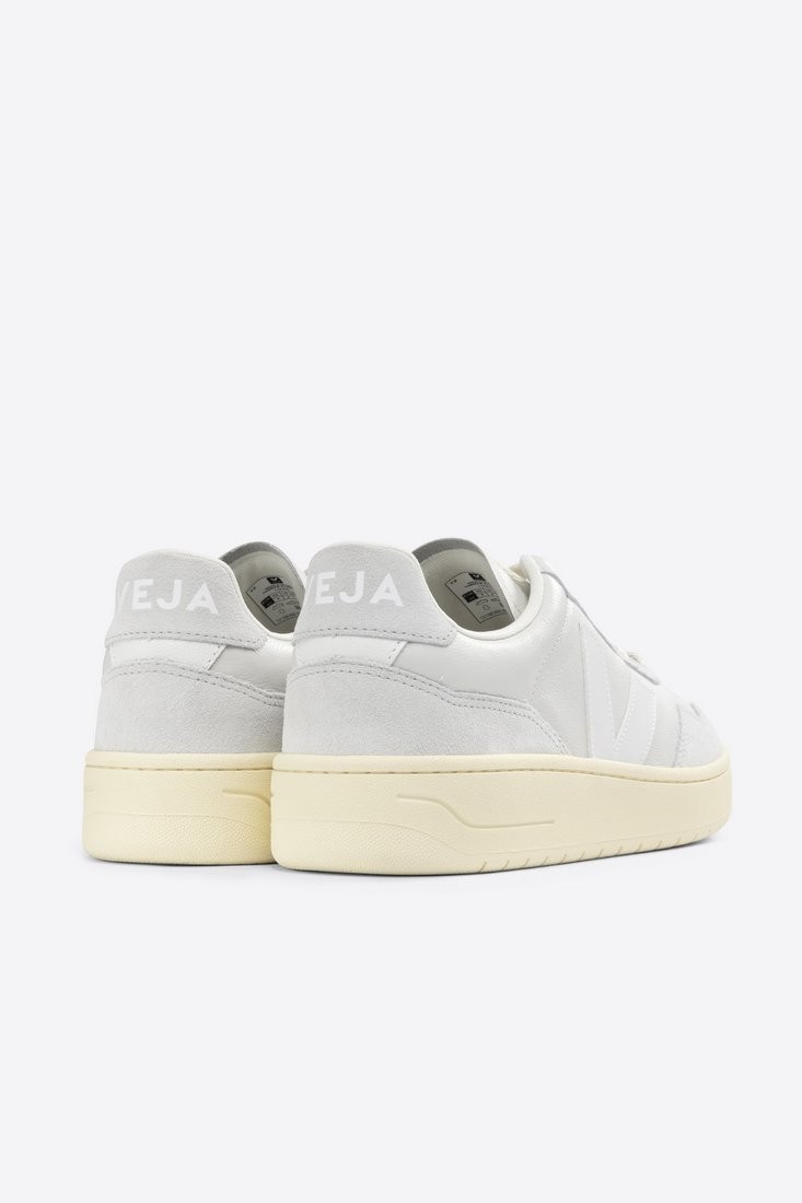 V90 O.T. Leather Gravel White Veja