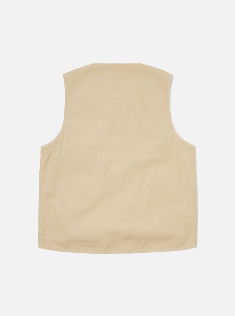 Parachute Liner Gilet Sand Universal Works