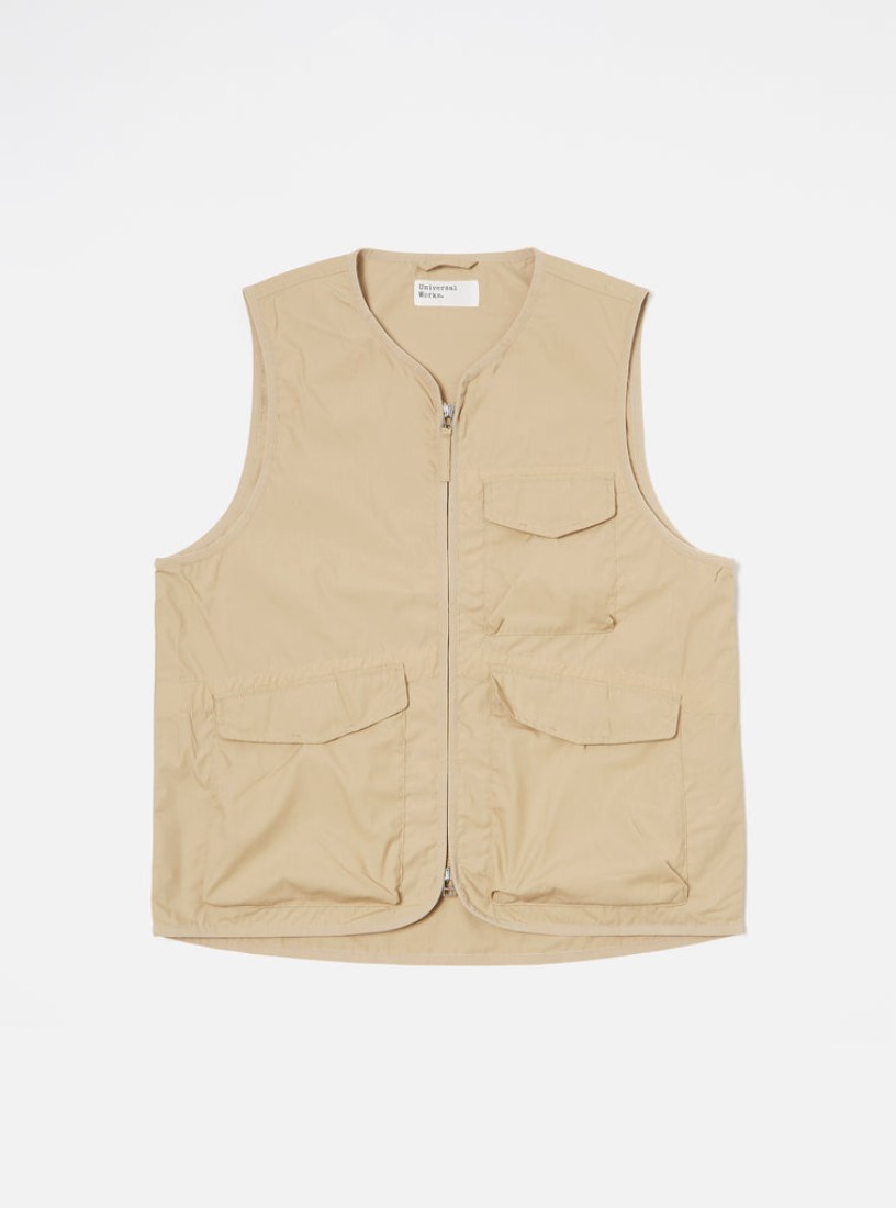 Parachute Liner Gilet Sand Universal Works