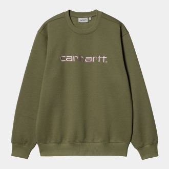 Carhartt Sweat Dundee / Glassy Pink Carhartt WIP