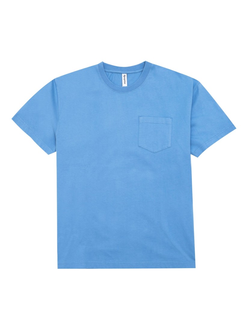 SS Pocket Tee au Plat Resort Blue Reception