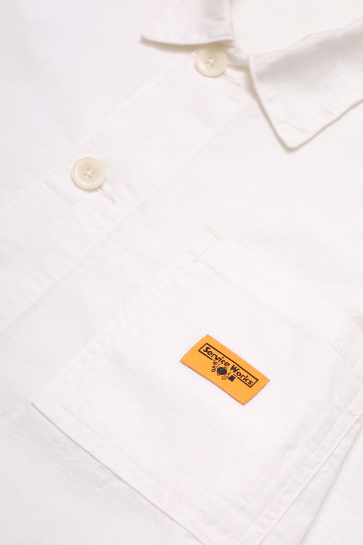 Ripstop Coverall Jacket Off-White Service Works