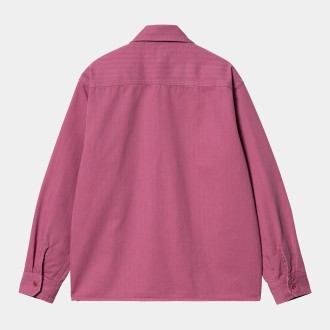 Rainer Shirt Jac Magenta Garment Dyed Carhartt WIP