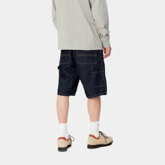 Single Knee Short Blue Rinsed Carhartt WIP