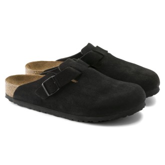 Boston Suede Black Birkenstock