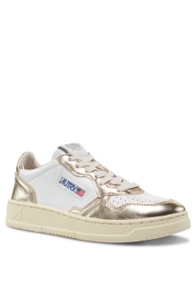 Medalist Low Leather White / Platinum Autry
