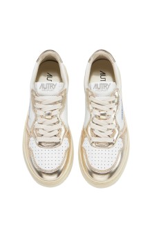 Medalist Low Leather White / Platinum Autry