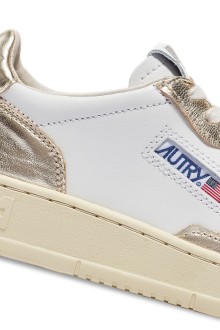 Medalist Low Leather White / Platinum Autry