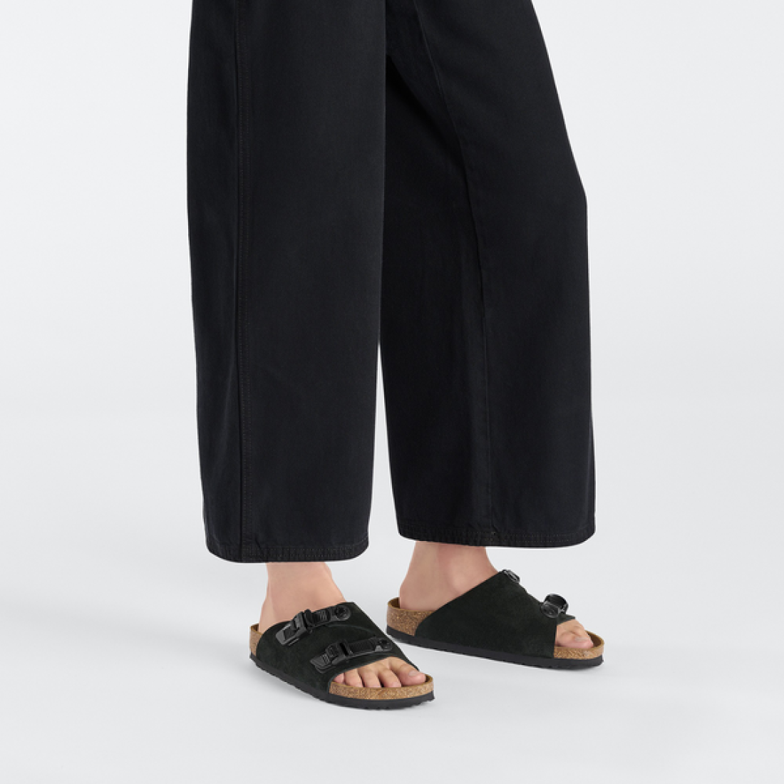 Zürich Tech Suede Leather Black Birkenstock