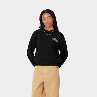 W' Amour Sweater Black / Misty Sky Carhartt WIP
