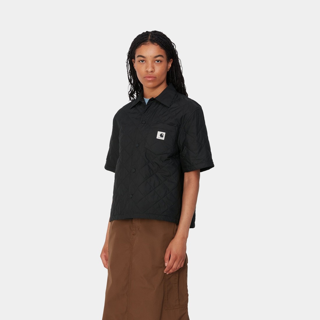 W' S/S Laurens Shirt Jac Black Carhartt WIP