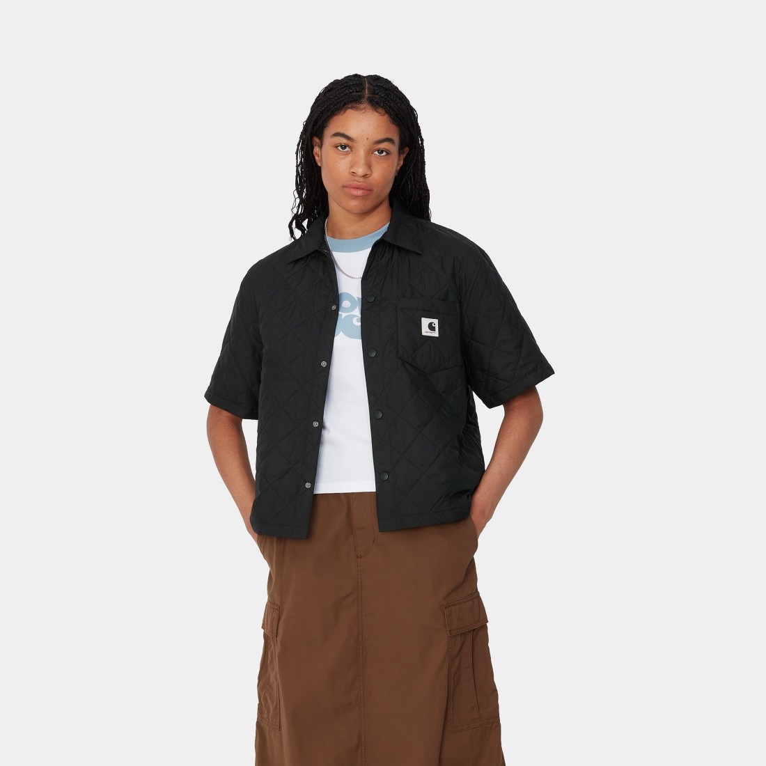 W' S/S Laurens Shirt Jac Black Carhartt WIP