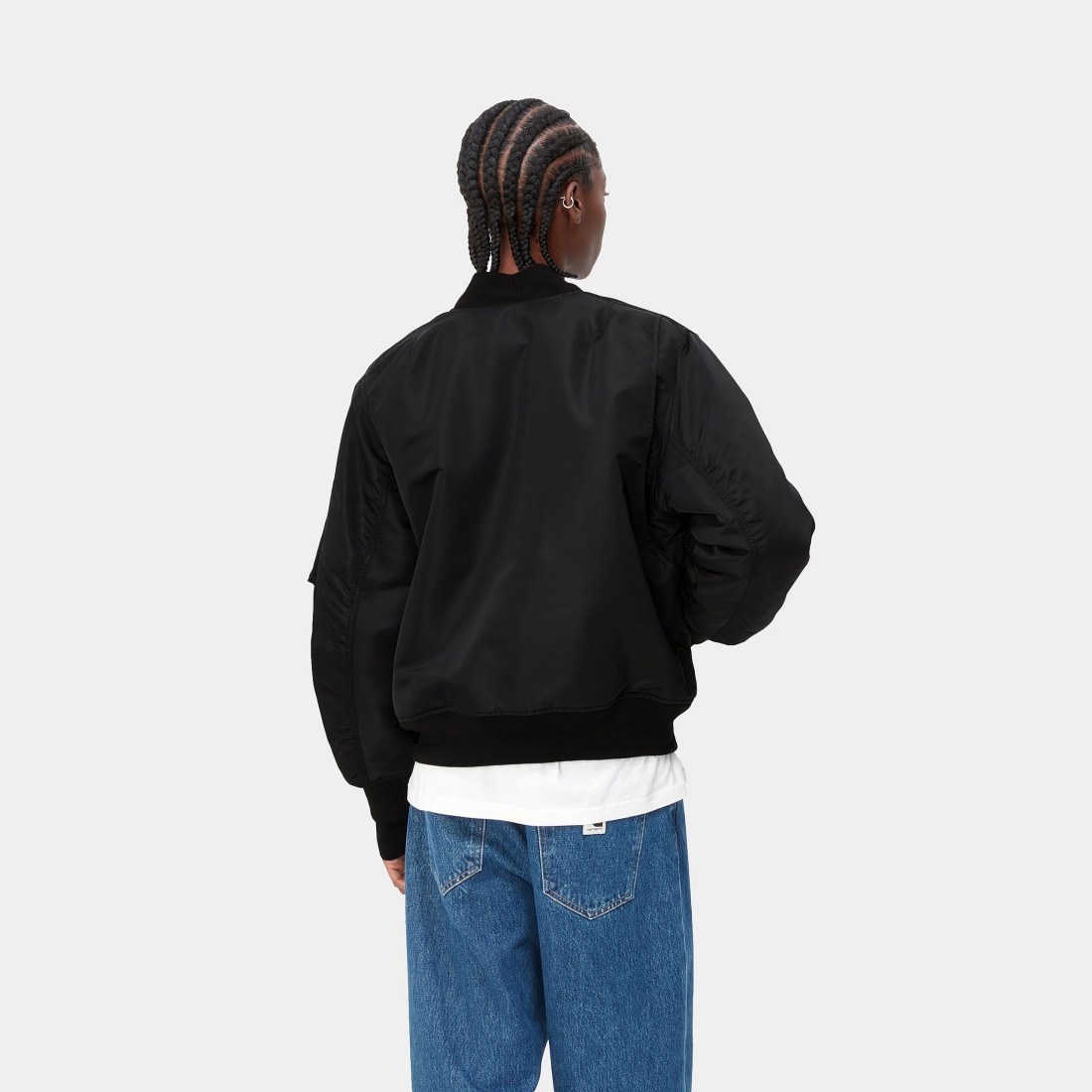 W' Olten Bomber Plant / Smoke Green Carhartt Wip