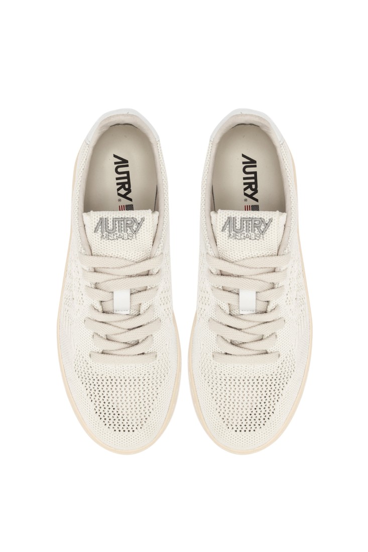 Basket Medalist Low Easeknit / Leather white / Ivory Autry