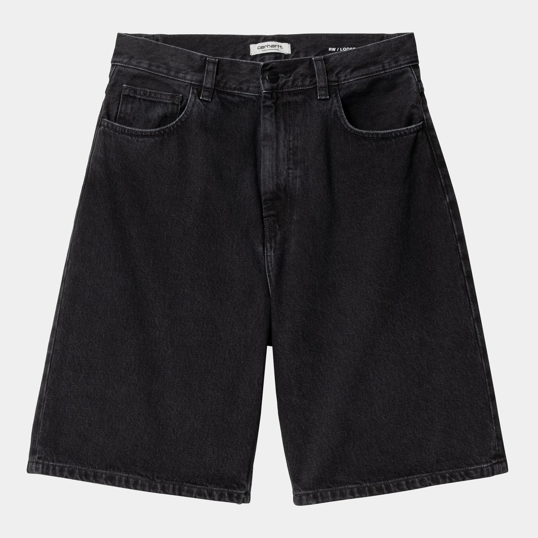 W' Brandon Short Black Stone Washed Carhartt WIP