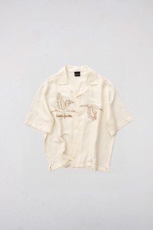 Goose Cotton Shirt Ecru Goodies Sportive