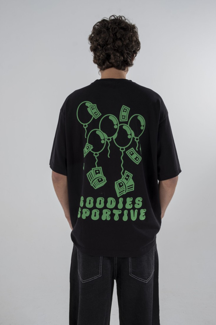 Money Tee Black Goodies Sportive