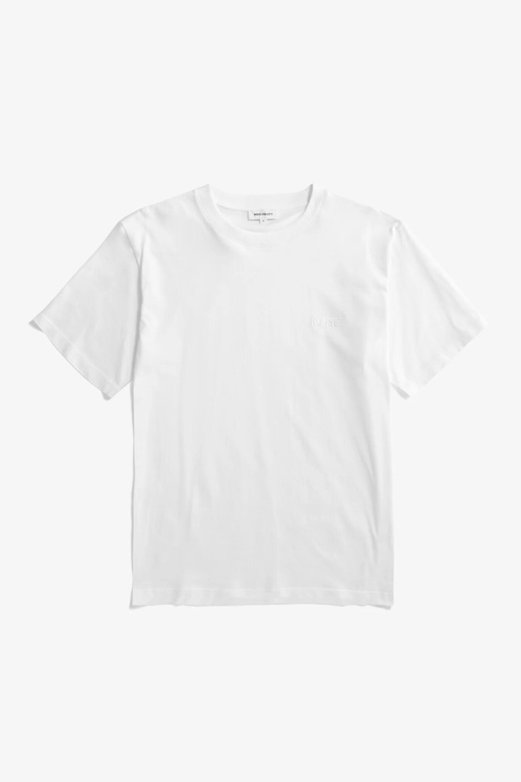 Johannes Organic NORSE Logo T-shirt White Norse Projects