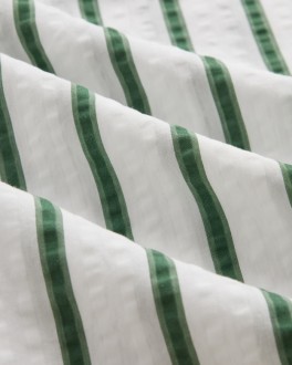 Chemise Pala Tencel Green Stripes Homecore
