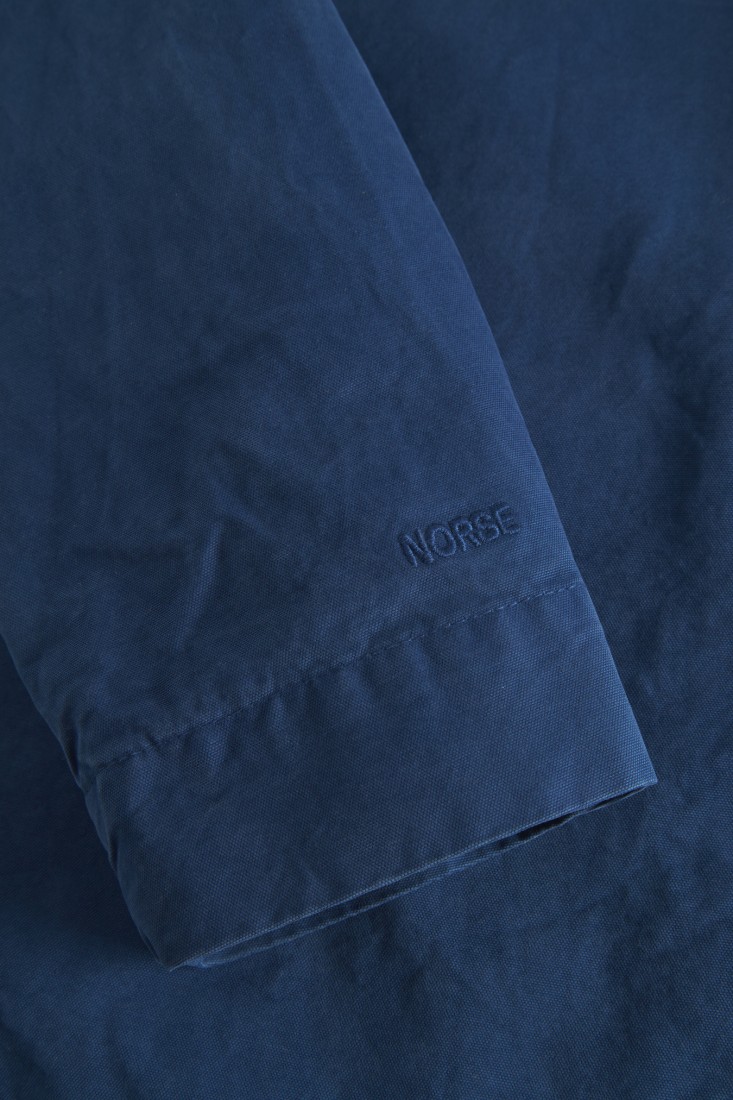 Marcus Canvas Overshirt Workwear Blue Norse Projects