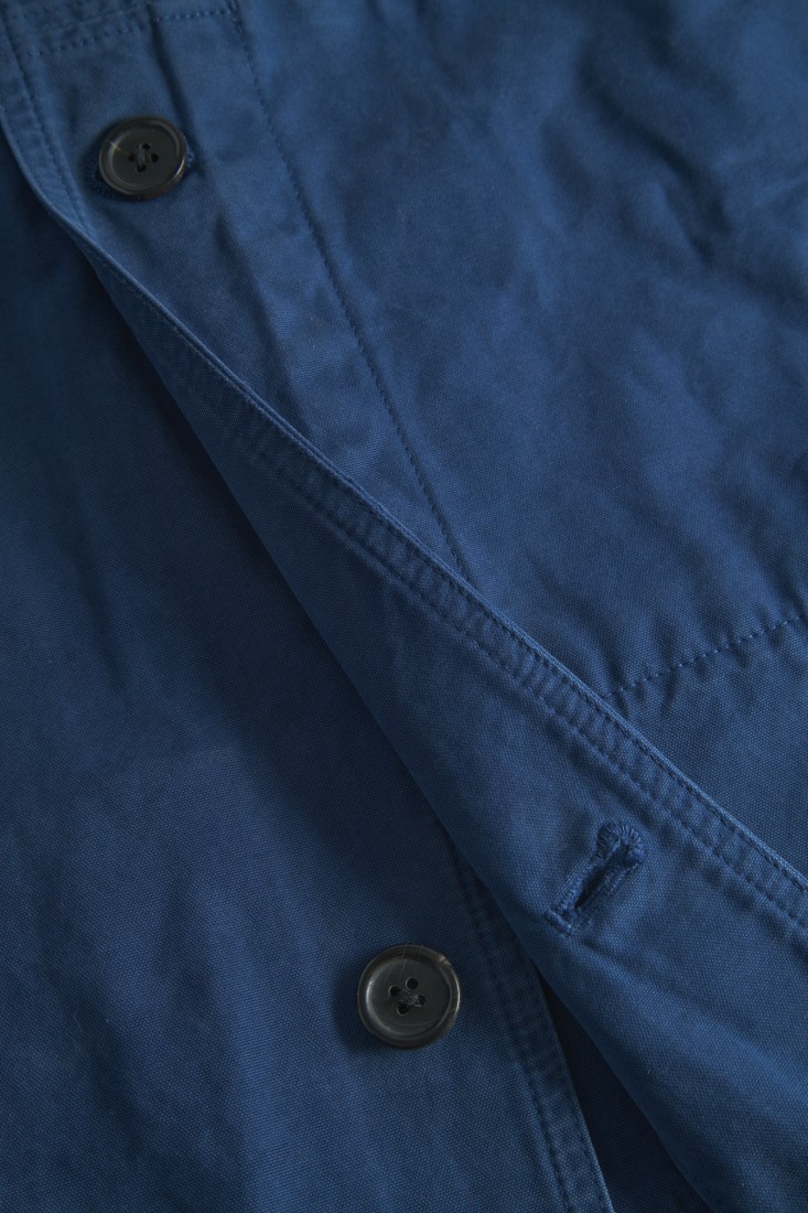 Marcus Canvas Overshirt Workwear Blue Norse Projects