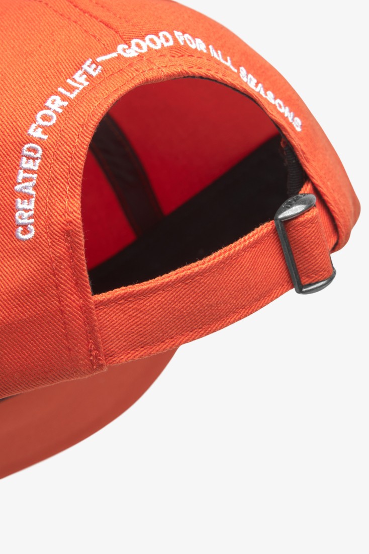NORSE Twill 6-Panel Cap Blood Orange Norse Projects