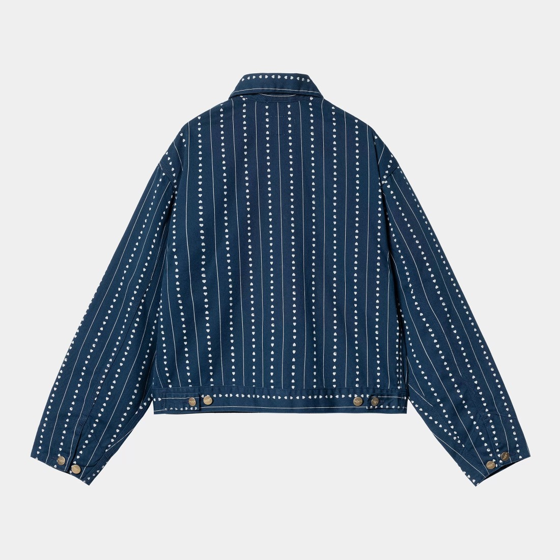 W' Drewe Jacket Heart C Pinstripe Ink Natural Carhartt WIP
