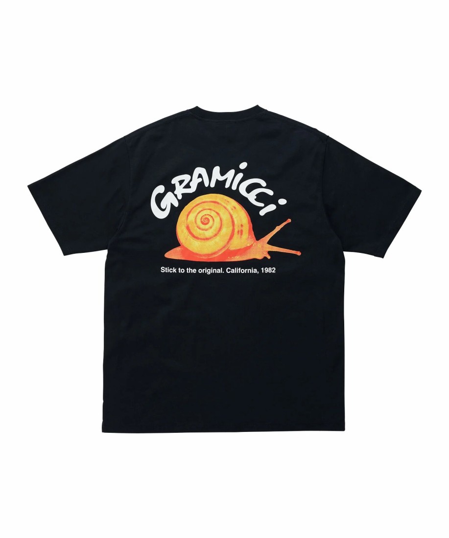 Gramicci Snail Tee Vintage Black Gramicci
