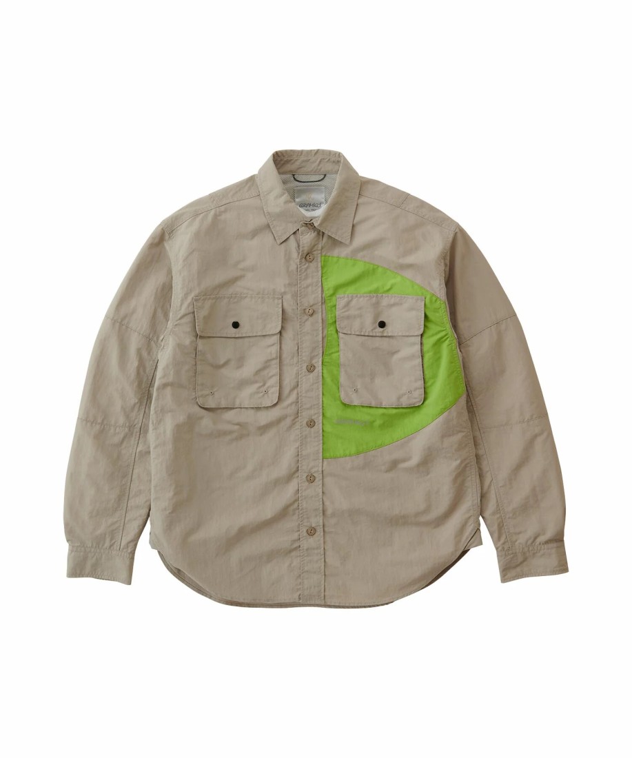gramicci-gramicci-nylon-brentwood-shirt-dune