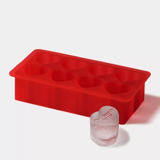 Heart Ice Cube Tray Scarlet Carhartt WIP