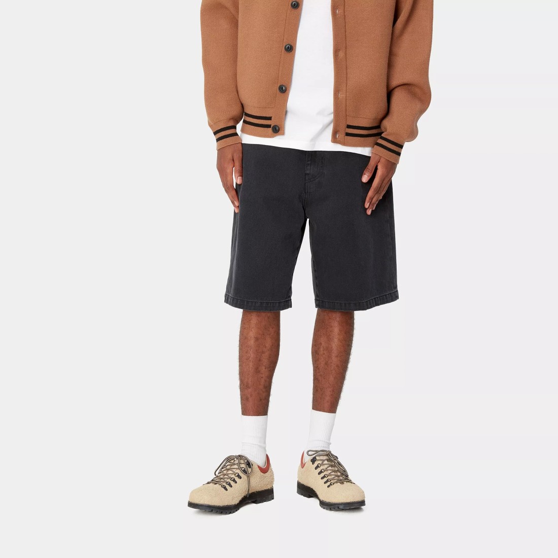 Landon Short Black Stone Washed Carhartt WIP