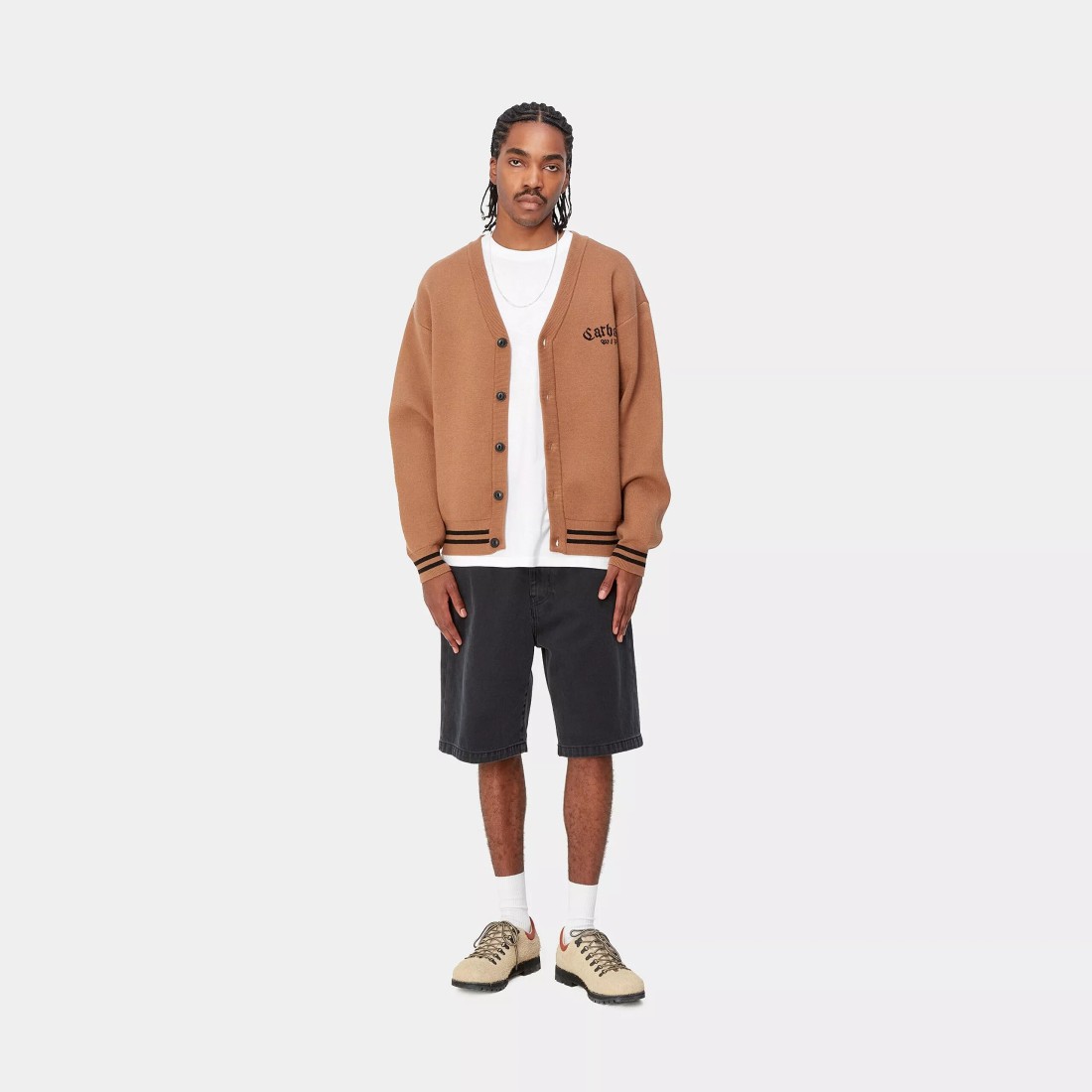 Landon Short Black Stone Washed Carhartt WIP
