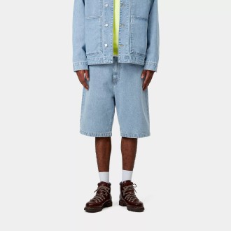 Landon Short Blue Bleached Carhartt WIP