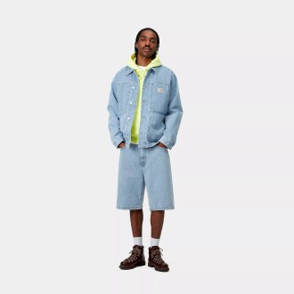 Landon Short Blue Bleached Carhartt WIP