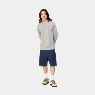 Brandon Short Blue Stone Washed Carhartt WIP