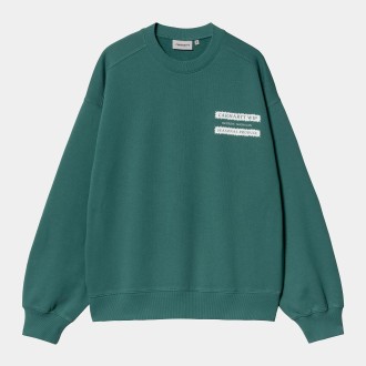 Catalogue Sweatshirt Rainforest / White Carhartt WIP