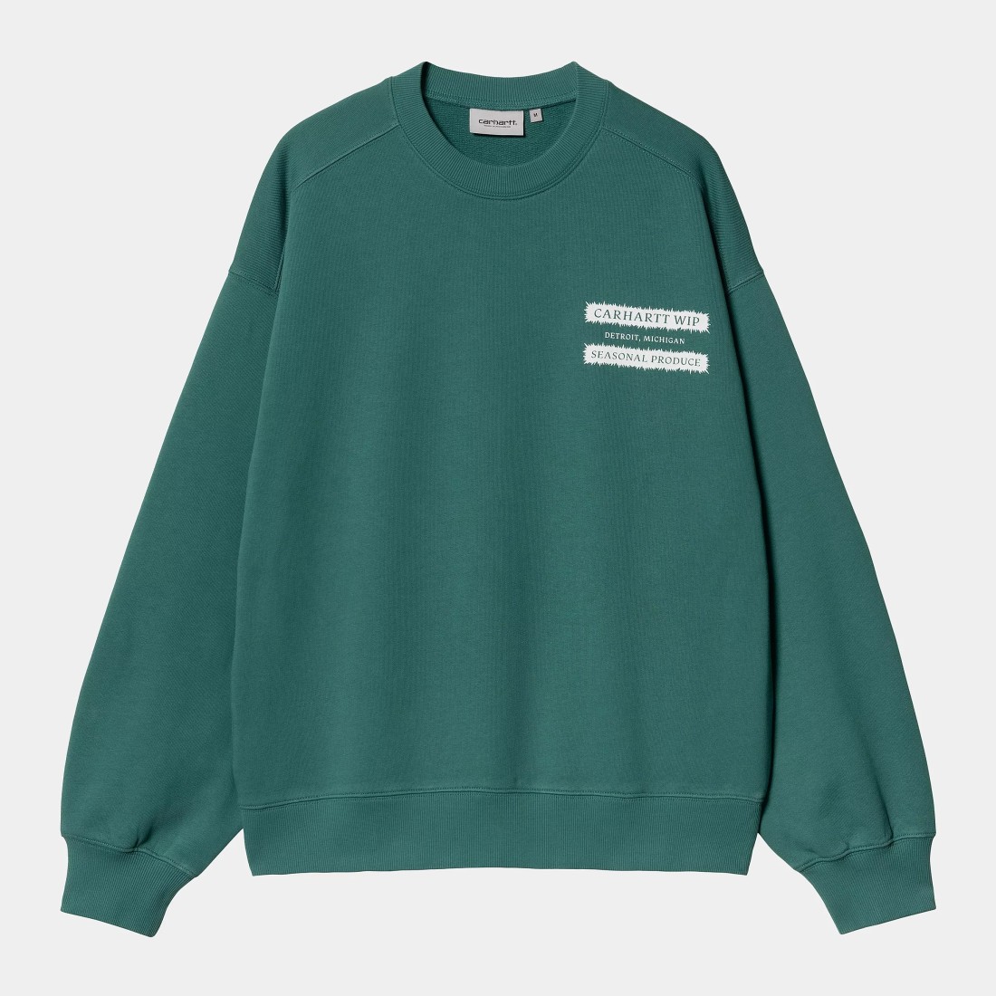 Catalogue Sweatshirt Rainforest / White Carhartt WIP