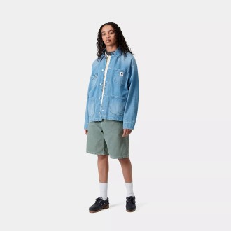 W' Brandon Short Silver Pine Stone Dyed Carhartt WIP