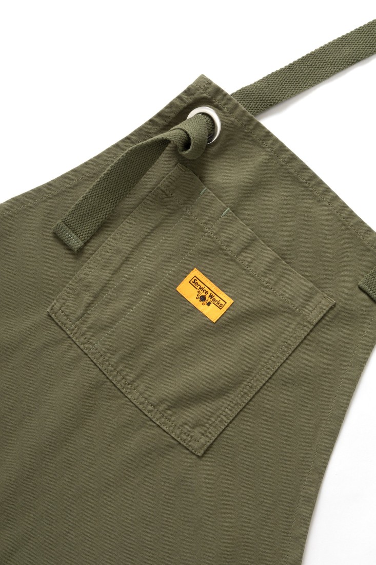 Canvas Apron Olive Service Works
