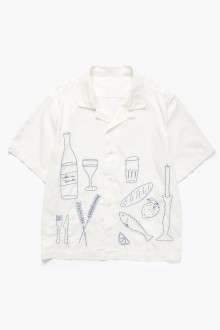 Picnic Short Sleeve Shirt Off White Service Works