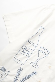 Picnic Short Sleeve Shirt Off White Service Works