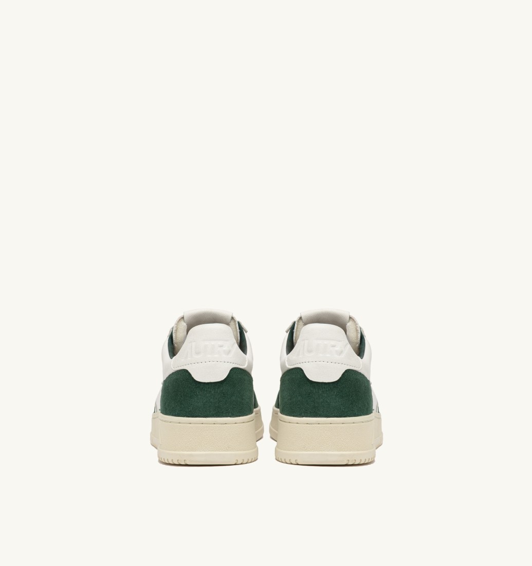 Basket Medalist Low Leather Goat / Suede White / Bottle Autry