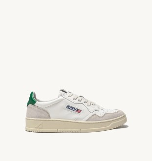 Medalist Low Leather / Suede  White / Amaz Autry
