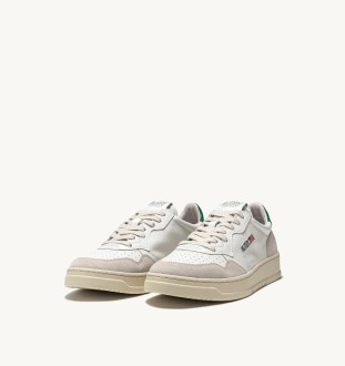 Medalist Low Leather / Suede  White / Amaz Autry