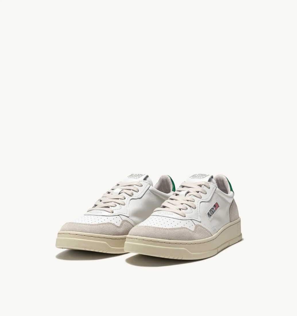 Medalist Low Leather / Suede  White / Amaz Autry