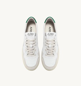Medalist Low Leather / Suede  White / Amaz Autry